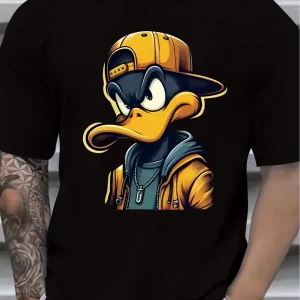 jmx cartoon print short sleeved t shirt