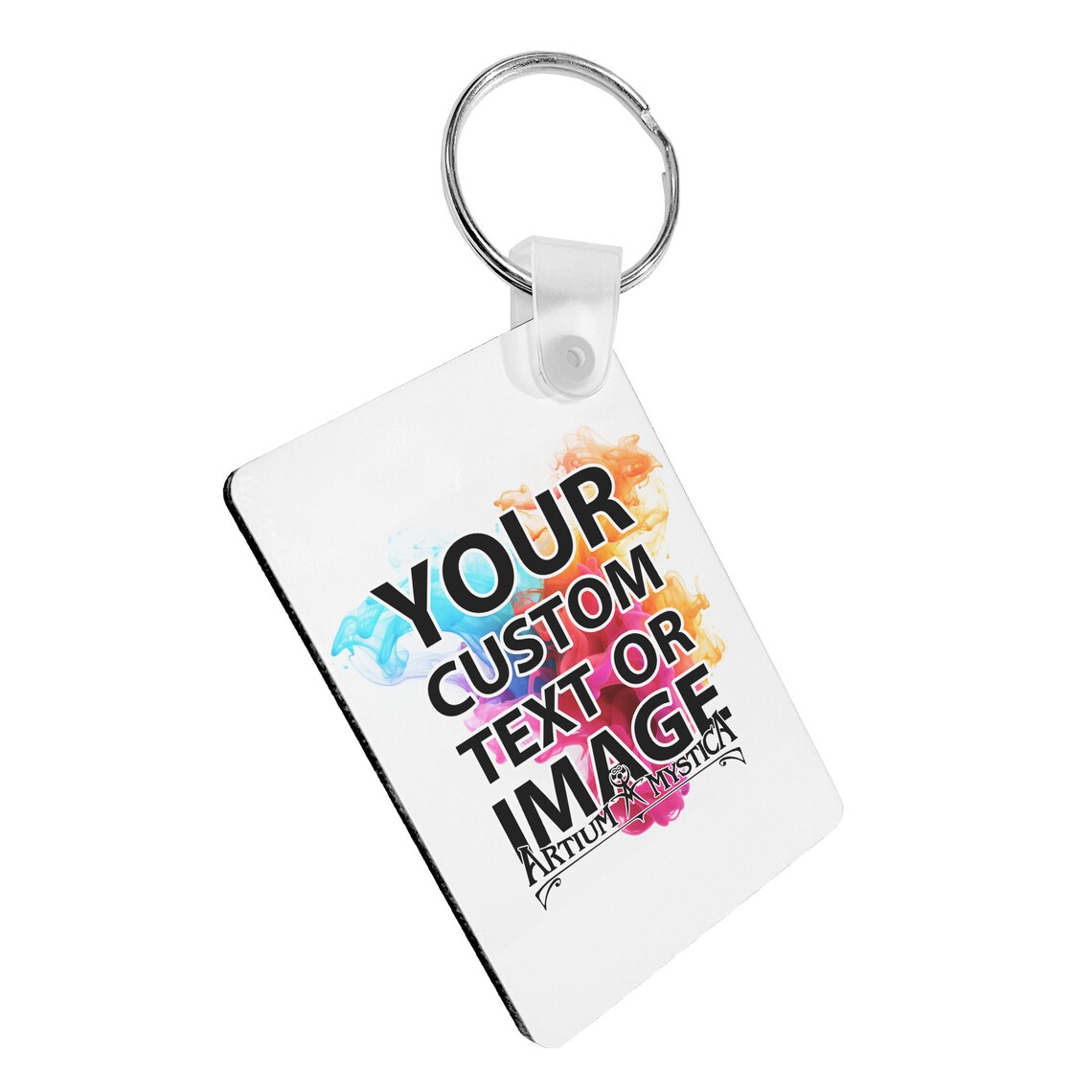 custom square keychains