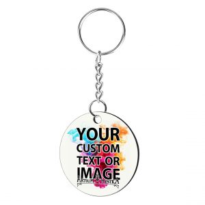 custom round keychains
