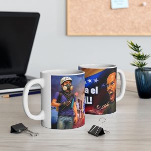 venezuelan pride ceramic mug – ¡hasta el final! coffee cup, gift for patriots, artful drinkware, unique collectible